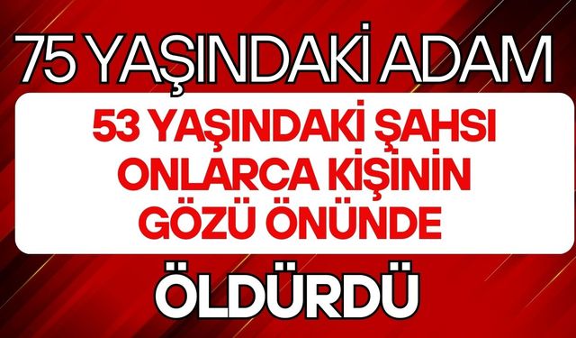 Bir ilçeyi sokağa döken cinayet