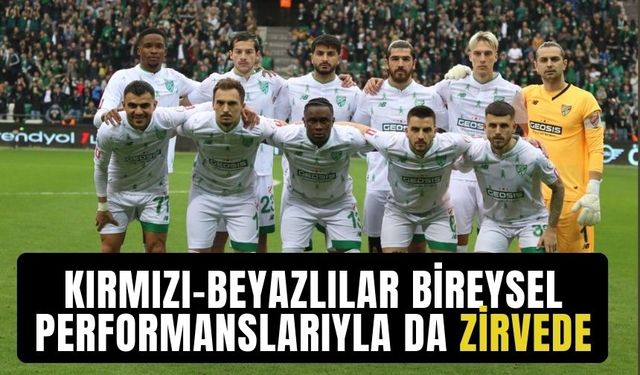 Kırmızı-Beyazlılar Bireysel Performanslarıyla da Zirvede