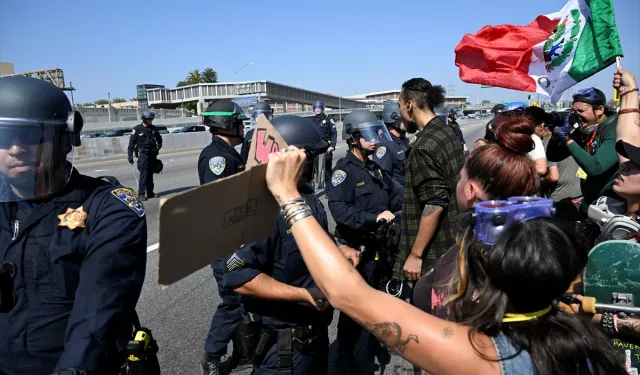 ABD'de eylemler sürüyor: Los Angeles'ta sokağa çıkma yasağı ilan edildi