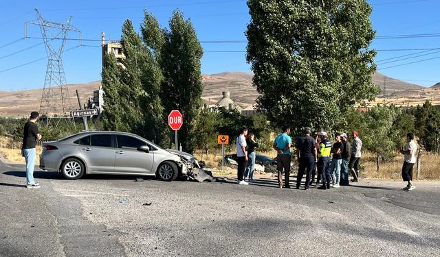 Kayseri’de trafik kazası: 2 yaralı