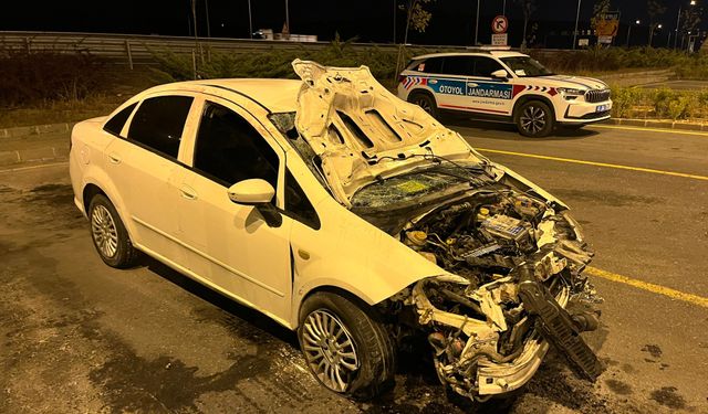 Kuzey Marmara Otoyolu’nda otomobilin çarptığı yaya hayatını kaybetti