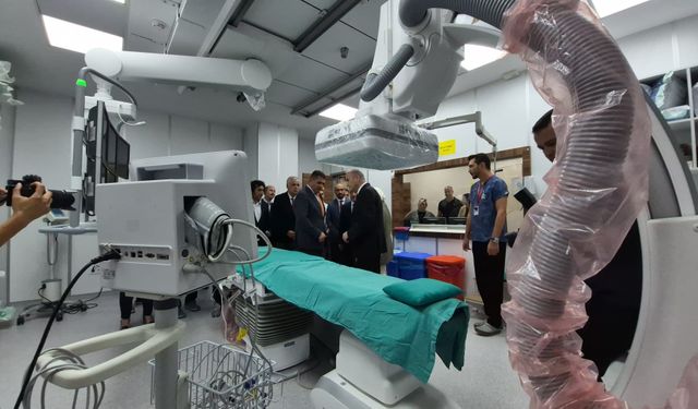 Anjiyo ünitesi hizmete açıldı