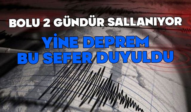 Bolu 2 gündür sallanıyor, depremler neyin habercisi?