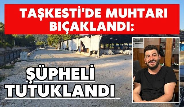 Taşkesti'de Muhtar Bıçaklandı: Şüpheli Tutuklandı