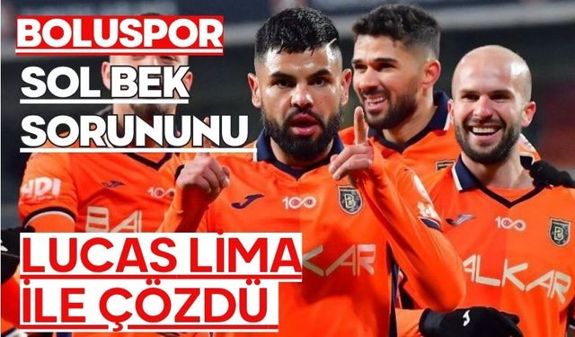 Boluspor, Sol Bek Sorununu Lucas Lima ile Çözdü