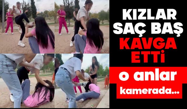 Kızlar arasında kavga kamerada: 16 yaşındaki şüpheli tutuklandı