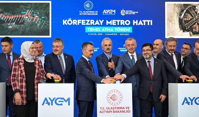 77 milyar liralık yatırım, Körfezray'ın ilk kazısını Bakan başlattı