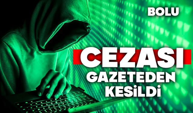 CEZASI GAZETEDEN KESİLDİ!
