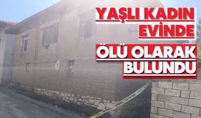 Yaşlı kadın evinde ölü olarak bulundu