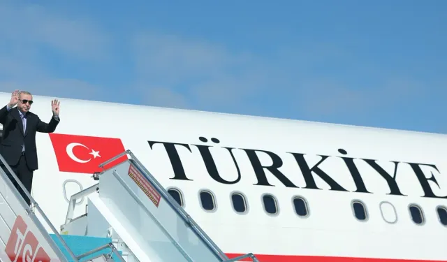 Gazze zirvesi öncesi havada hareketli anlar: Cumhurbaşkanı Erdoğan'ın uçağı pisti pas geçti
