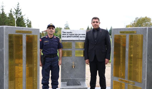 Jandarmadan şehitler çeşmesi