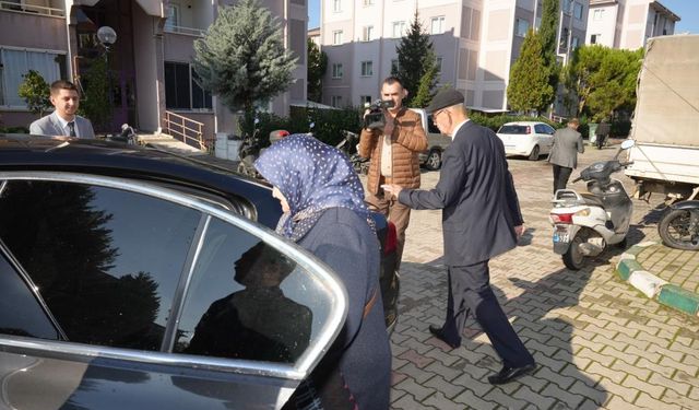 Şehit ailesini duygulandıran sürpriz