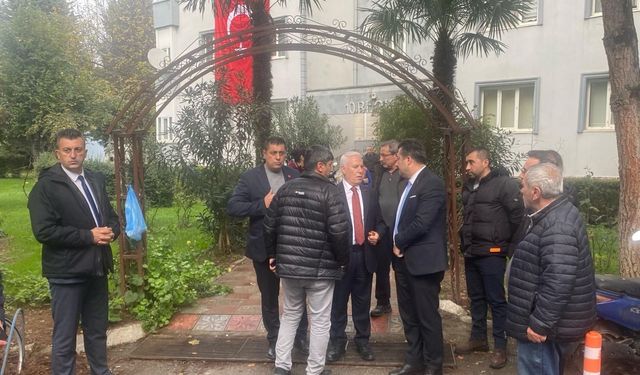 Başkan Bozbey'den şehit binbaşının ailesine taziye ziyareti