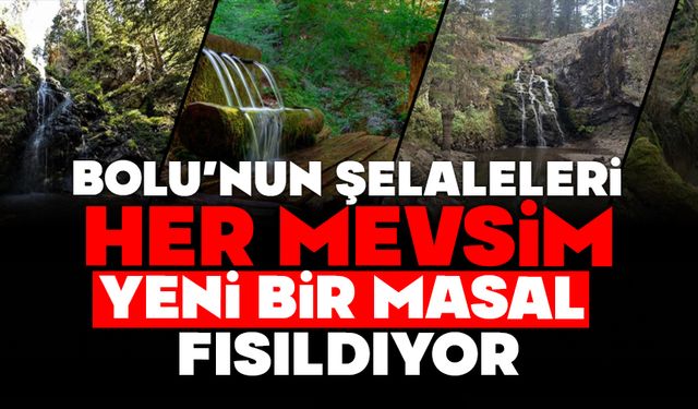 BOLU’NUN ŞELALELERİ HER MEVSİM YENİ BİR MASAL FISILDIYOR