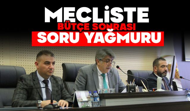 MECLİSTE BÜTÇE SONRASI SORU YAĞMURU