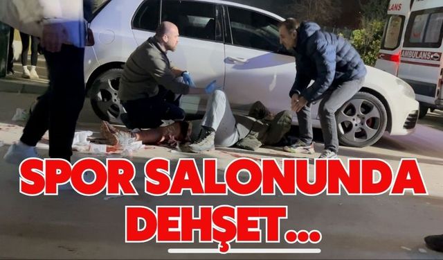 Spor Salonunda dehşet...