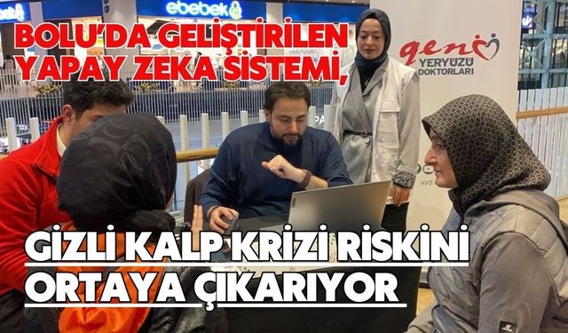 Bolu’da geliştirilen yapay zeka sistemi, gizli kalp krizi riskini ortaya çıkarıyor