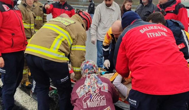 İzmir-İstanbul Otoyolu'nda zincirleme kaza: 1 ölü, 10 yaralı