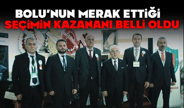 Bolu'nun merak ettiği seçimin kazananı belli oldu