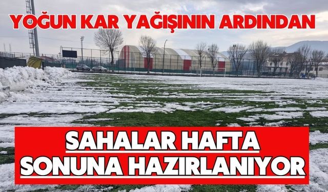 Yoğun Kar Yağışının Ardından Sahalar Hafta Sonuna Hazırlanıyor