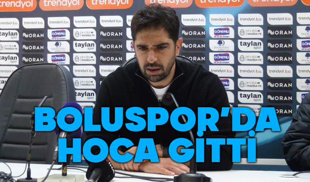 Boluspor'da bir ayrılık daha