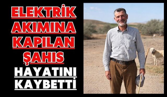 Elektrik akımına kapılan şahıs hayatını kaybetti