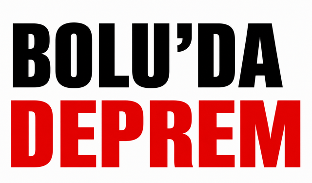 Bolu güne depremle uyandı