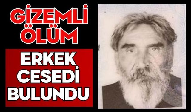 Gizemli ölüm erkek cesedi bulundu