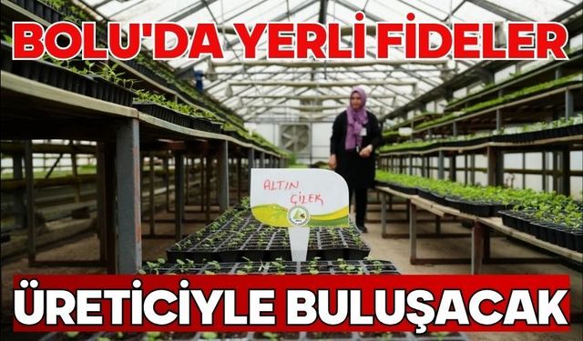 Bolu'da yerli fideler üreticiyle buluşacak