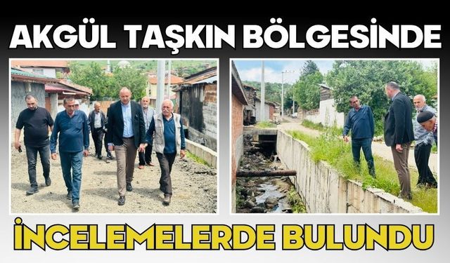 Akgül Taşkın Bölgesinde İncelemelerde Bulundu