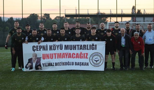 Çepni Köyü'nden Anlamlı Vefa: Yılmaz Beçikoğlu Unutulmadı