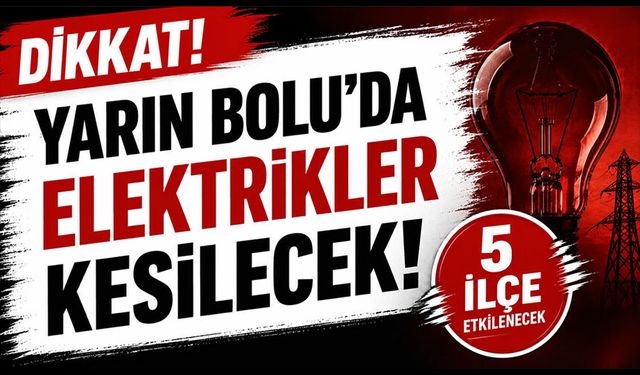 O İlçelerde Yaşayanlar Dikkat! Yarın Elektrikler Kesilecek