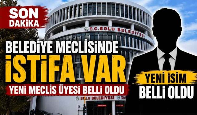Belediyede meclis üyesi istifa etti, yerine Bayrak geliyor