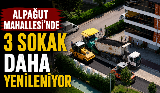Alpağut Mahallesi’nde 3 sokak daha yenileniyor