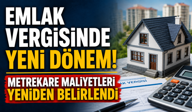 Emlak vergisinde yeni dönem! Metrekare maliyetleri yeniden belirlendi