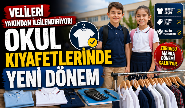 Velileri yakından ilgilendiriyor! Okul kıyafetlerinde yeni dönem