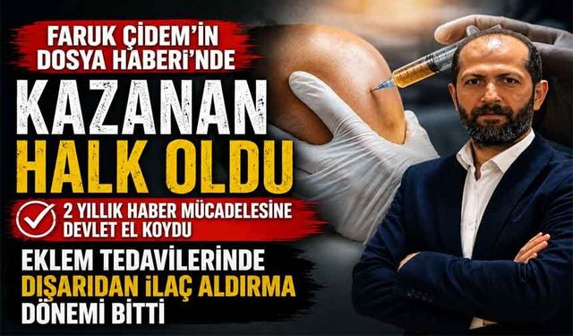 Gazeteci Faruk Çidem'in dosya haberinde son nokta