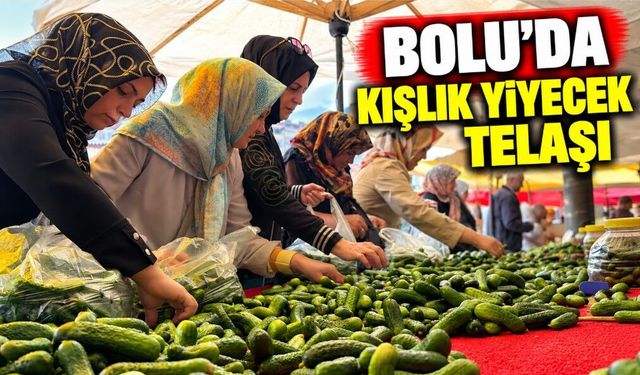 Bolu'da kışlık yiyecek telaşı