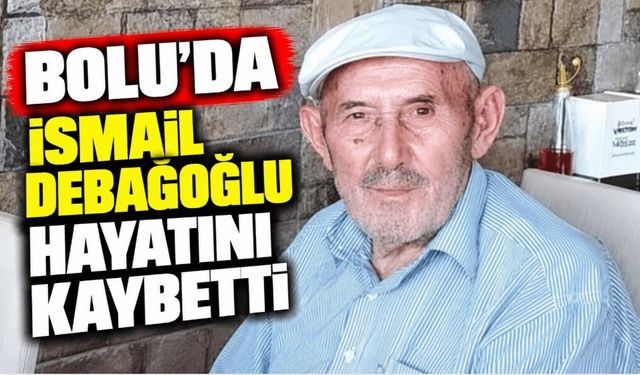 Bolu’da İsmail Debağoğlu hayatını kaybetti