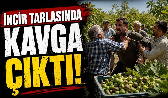 İncir tarlasında kavga çıktı