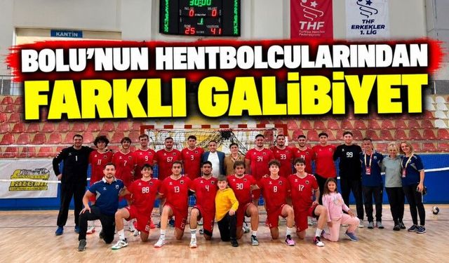 Bolu’nun Hentbolcularından Farklı Galibiyet