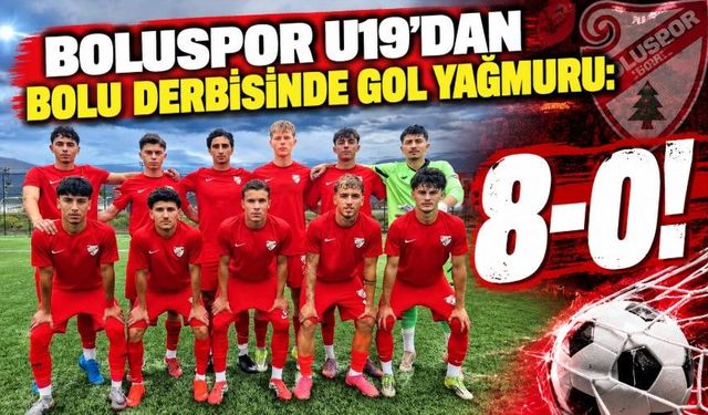 Boluspor U19'dan Bolu Derbisinde Gol Yağmuru: 8-0!