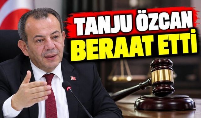 Bolu Belediye Başkanı Tanju Özcan beraat etti