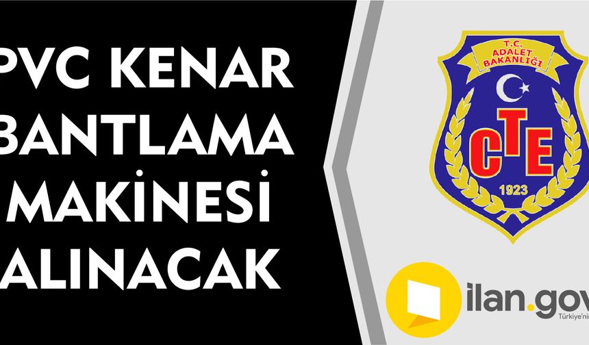 PVC KENAR BANTLAMA MAKİNESİ ALINACAK