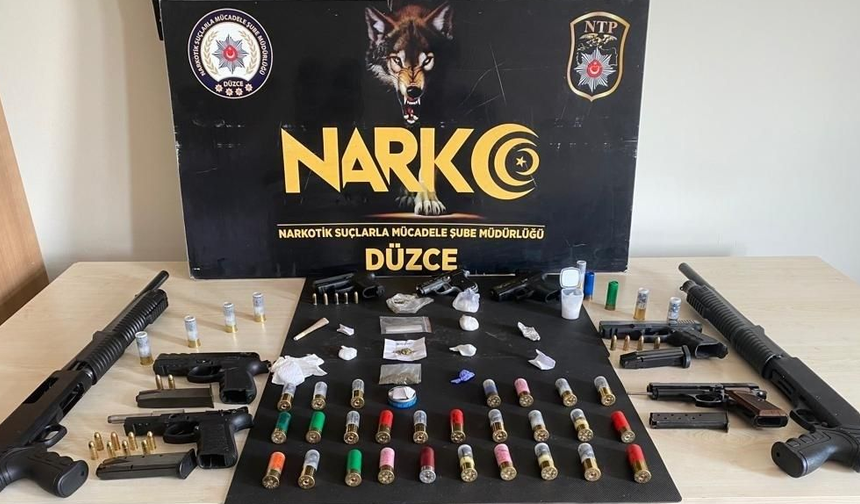 Düzce’de Polis Ekiplerinden Uyuşturucu Operasyonu