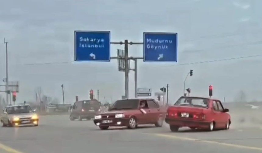Sakarya'da drift atan sürücülere 62 bin lira ceza kesildi