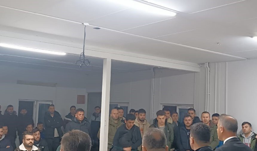 Mutlu, Armutçuk'ta madencilerle bir araya geldi