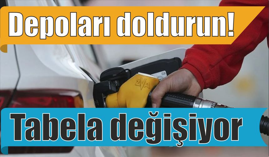 Benzin ve motorine bir zam daha geliyor...