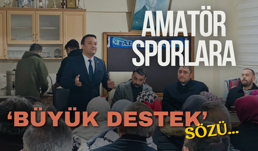 “Hiç bir kulübümüzün maddiyatla, tesisle, malzeme ile sorunu olmayacak”