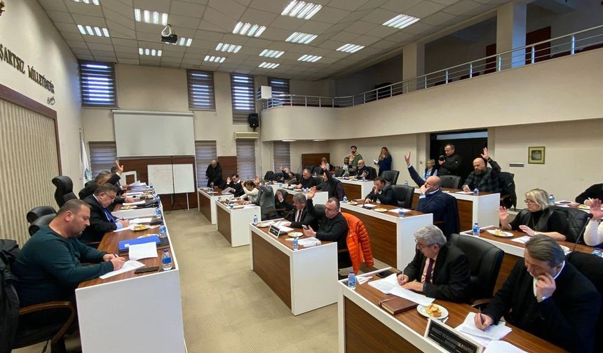 Bartın Belediye Meclisi'nde 23 madde görüşüldü